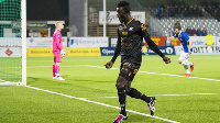 Kwame Karikari won the game for Haugesund in Norway