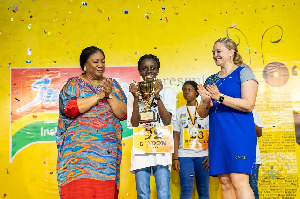 Rebecca Akufo Addo And Spelling Bee Champion