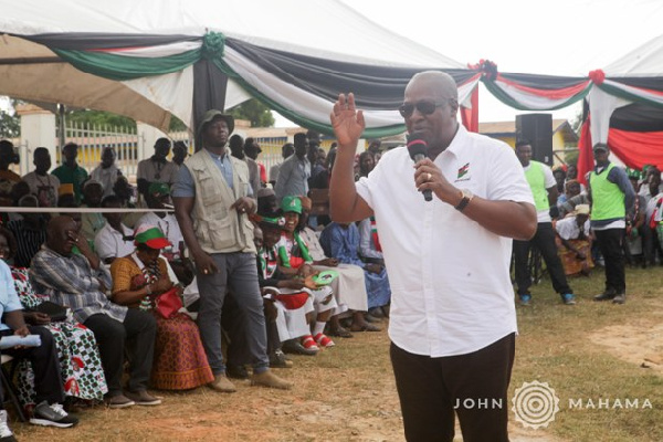 Former president John Mahama