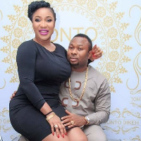 Tonto Dikeh and former husband, Olakunle Churchill