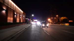 File photo: Driving in the night