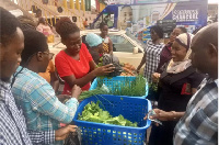 Patrons complained about the cost of local rice carefully packaged selling at GHc70