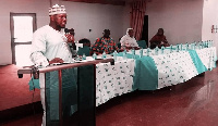 Mr. Bashiru Shehu addresses the annual Muslim Executive Foundation seminar