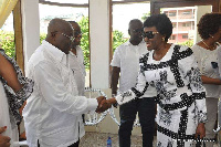 Nana Konadu Agyemang Rawlings and Nana Addo