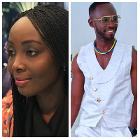 Veronica Commey and Okyeame Kwame