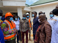 President Akufo-Addo during the inspection