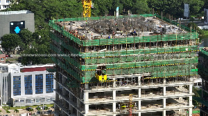 Bank of Ghana's new building under construction