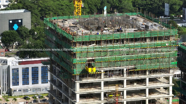 Bank of Ghana's new building under construction