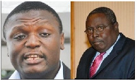 Kofi Adams, National Organiser of the NDC and Martin Amidu, Former Attorney General