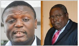 Kofi Adams, National Organiser of the NDC and Martin Amidu, Former Attorney General