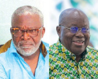 Kofi Kapito (left), President Akufo-Addo (right)