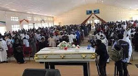 remains of the slain student were interred at the Barnawa GRA Cemetery