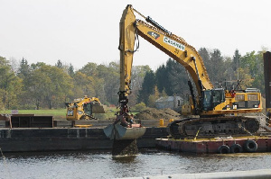 River Densu dredging ongoing in Nsawam