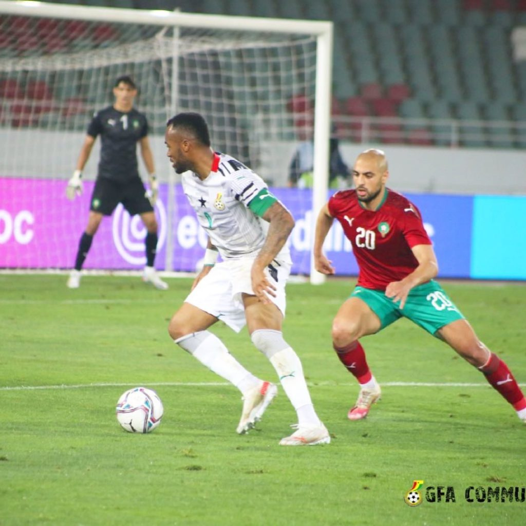 Black Stars striker Jordan Ayew