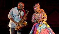 Manu Dibango worked with many other stars including Benin's Ang