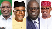 Di four na; Biodun Oyebanji, Debo Ajayi, Bisi Kolawole and former govnor Segun Oni