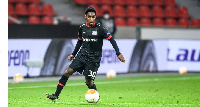 Bayer Leverkusen right back, Jeremie Frimpong