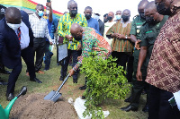 President Akufo-Addo participates in the 2021 Green Ghana Project