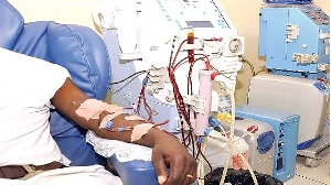 Renal Dialysis unit at the Korle Bu Teaching Hospital