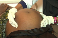 File photo of pregnant woman undergoing an assessment