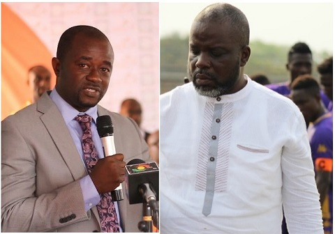 Wilfred Osei Kweku Palmer (right) is owner of Tema Youth