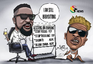 Rapper Sarkodie descended heavily on Shatta Wale in a diss song for disrespecting him