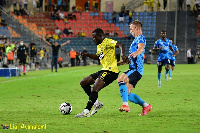 Spezia forward Emmanuel Gyasi