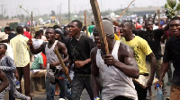 File photo: The angry residents stormed the shrine on Friday morning