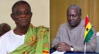 The late Prof. Mills and former President Mahama