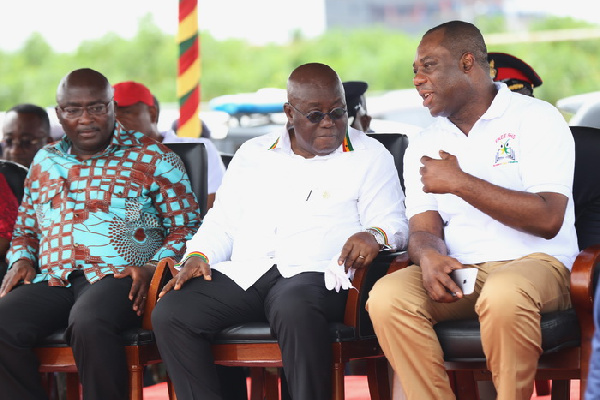 President Akufo-Addo, Dr. Bawumia & Matthew Opoku Prempeh