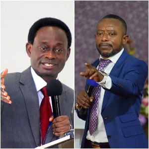 Prophet Owusu Bempah (right) says Apostle Opoku Onyinah is a hypocrite