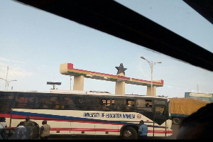 File photo: Some of the students arriving in the country