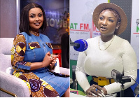 Media personalities, Nana Ama McBrown and Abena Moet