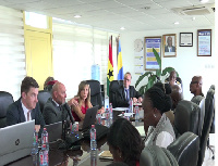 WeCAPS Team (left) during meeting with GPHA Management (right)