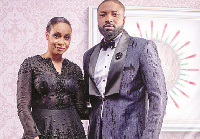 Elikem Kumordzie and his ex-wife, Pokelo Nare