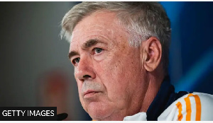 Carlo Ancelotti's side are second in La Liga, nine points behind Barcelona