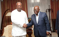 John Dramani Mahama, flagbearer of NDC and Nana Addo Dankwa Akufo-Addo, President of Ghana