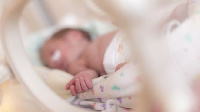 File photo: A baby receiving care after childbirth