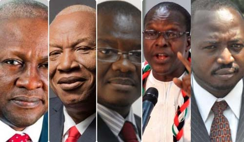 NDC flagbearer aspirants