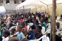 A cross section of beneficiaries at the event held at Chorkor