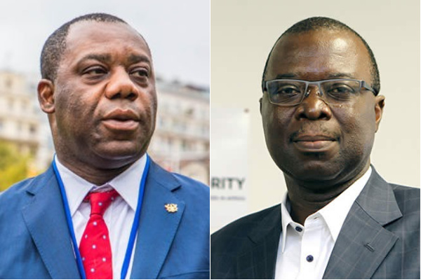 The energy minister Dr Matthew Opoku Prempeh and VRA boss Emmanuel Antwi-Darkwa