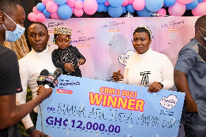 Baby Naana Tutua Ampim Darko won Ghs12,000, a plaque and 6 months’ cover of PZ Cussons products