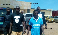 Daniel Asiedu (R) made the confession in court because he says he is a changed man