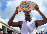 Boxer and comedian, Bukom Banku