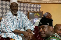 Ya-Naa Abukari Mahama II and  Alhaji Farouk Aliu Mahama