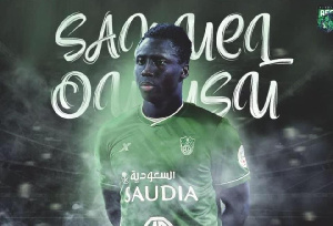 Samuel Owusu scored three goals, provided two assists in 10 games for the Saudi giants