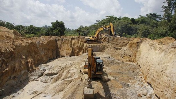 Over 500 excavators were seized during the crusade against illegal mining