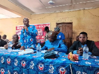 Officials at the Bole community co-operative credit union meeting