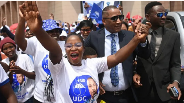 Celebrations erupted among UDC supporters