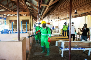 Fumigation exercise in some various markets at the Ashanti Region